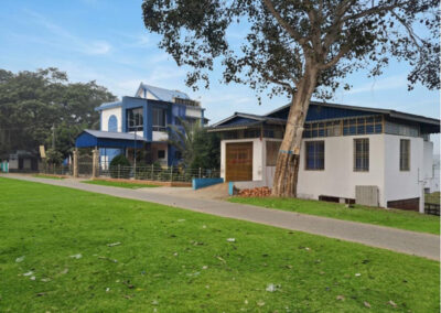 Guest house at Nabadwip Dham near Lake