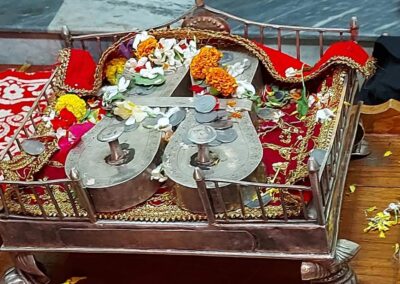 Chaitanya Mahaprabhu paduka at Nabadwip
